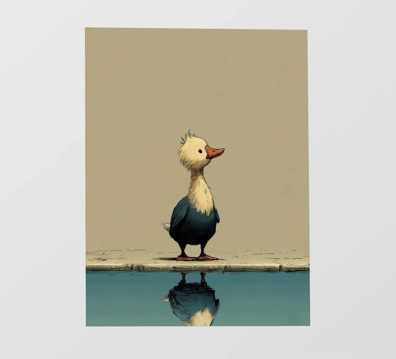 duck in street pellicola backlit da scoten