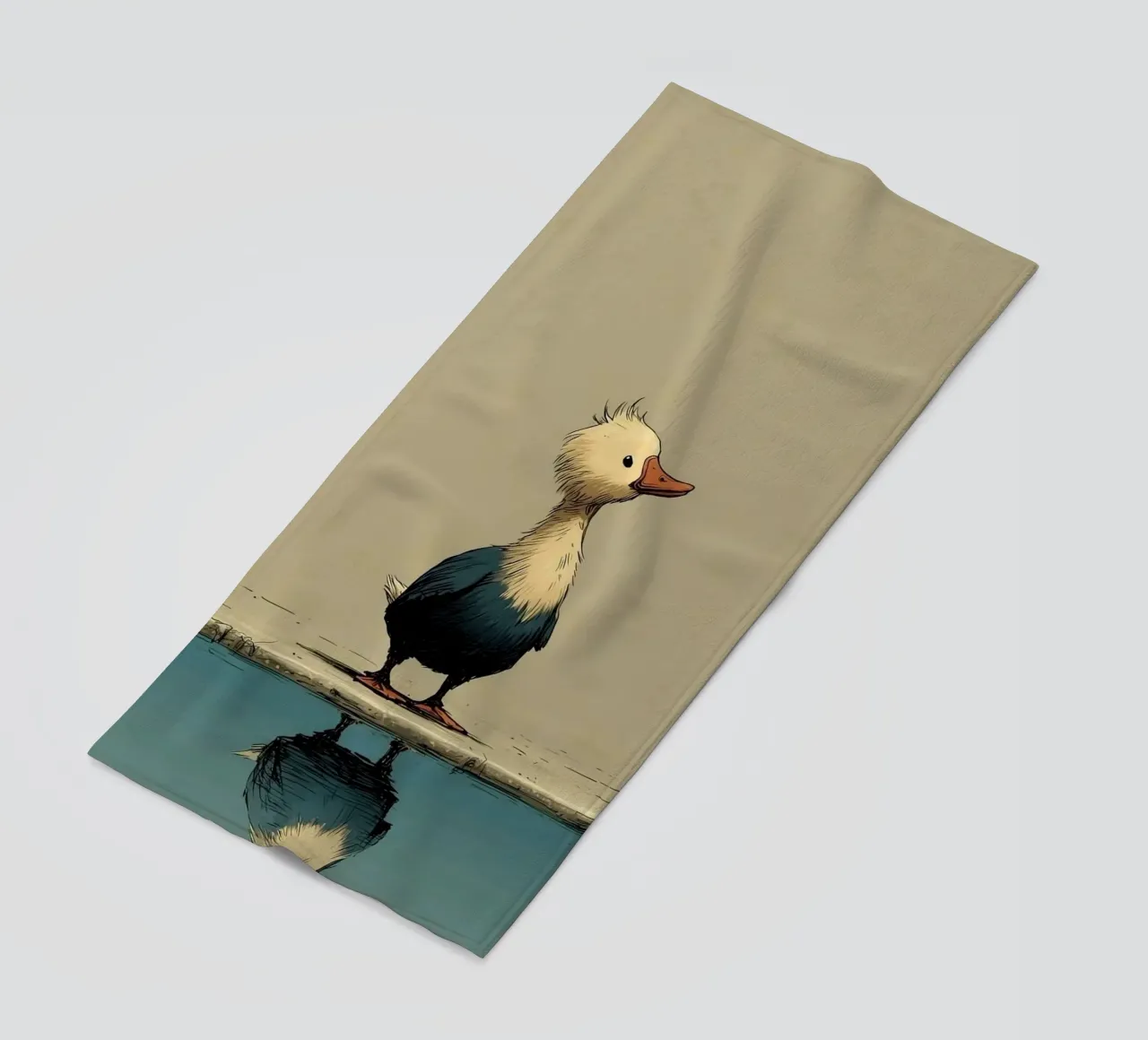 duck in street telo mare da scoten