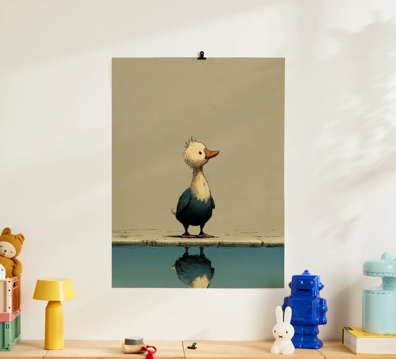 duck in street carta hahnemühle da scoten