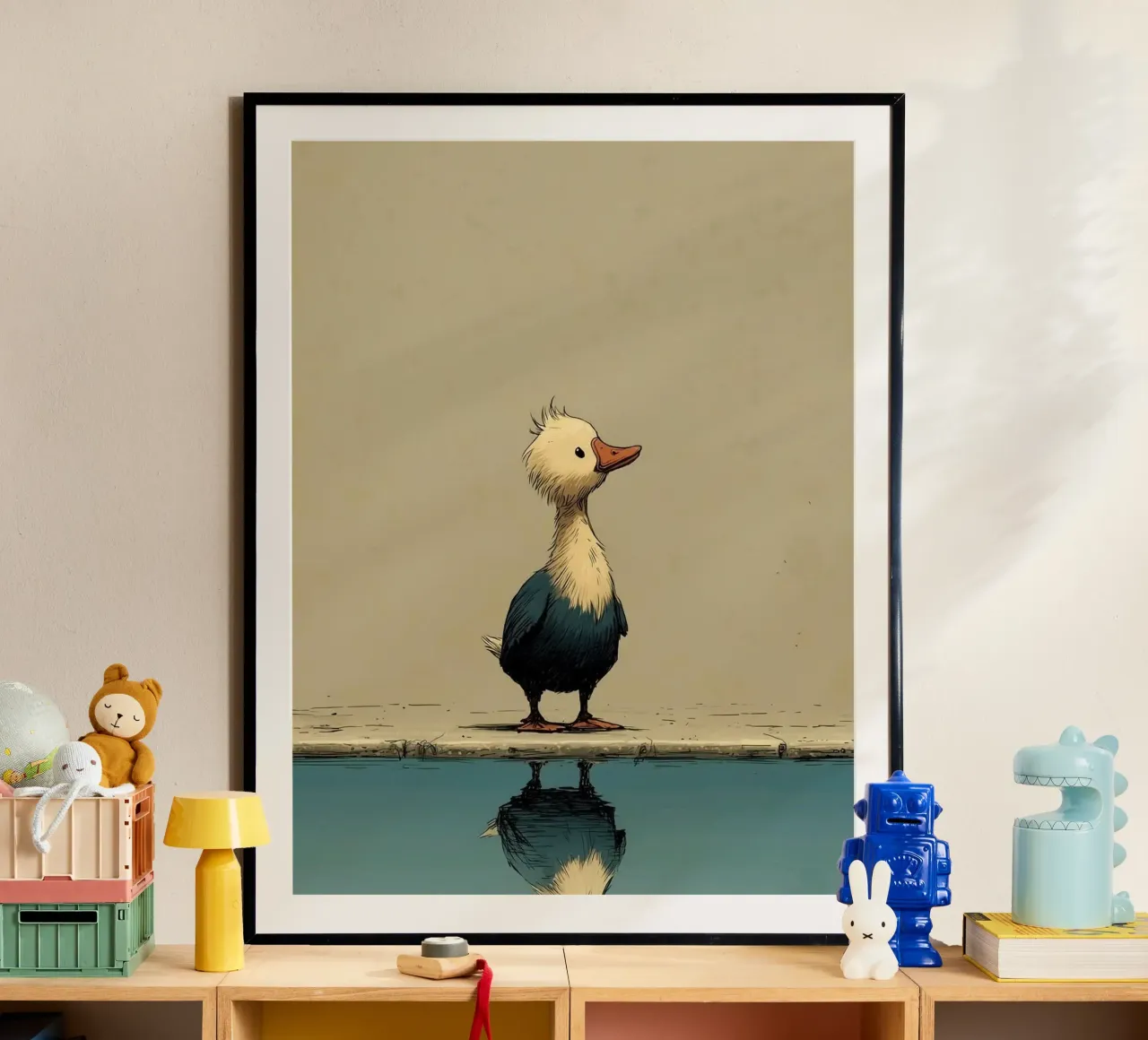 duck in street carta hahnemühle da scoten