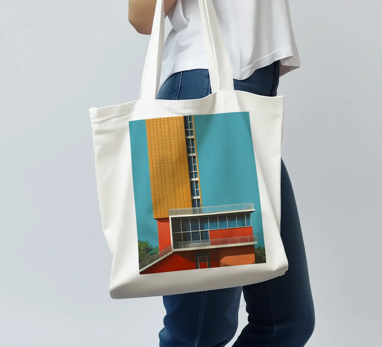 high color architect borsa in juta da scoten