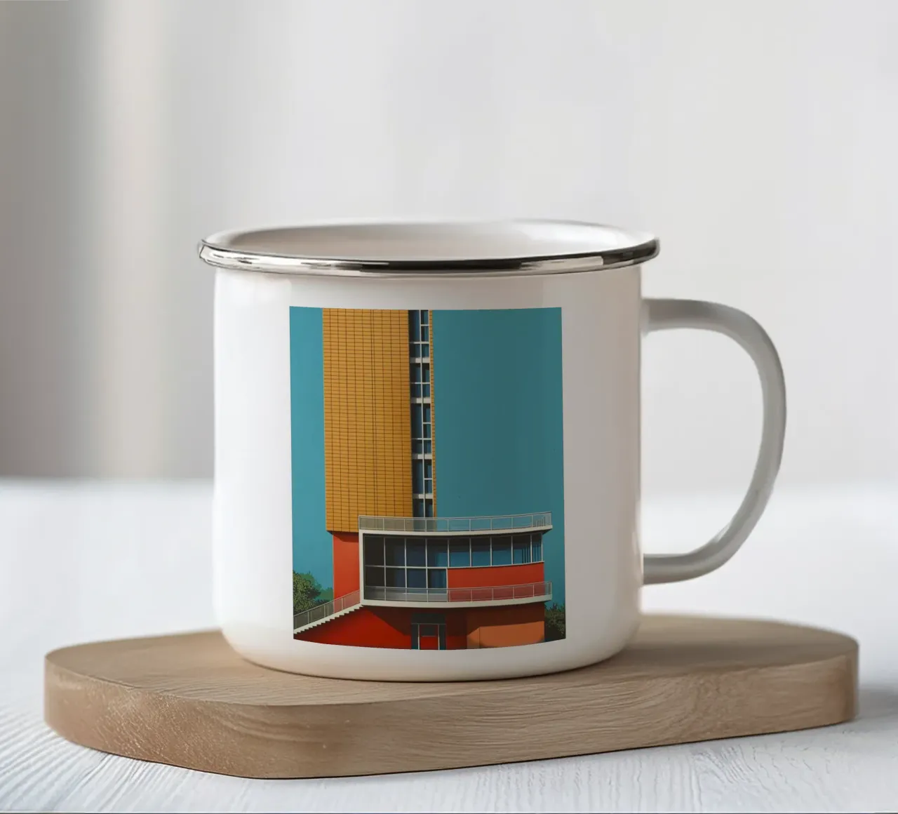high color architect emaille mok van scoten
