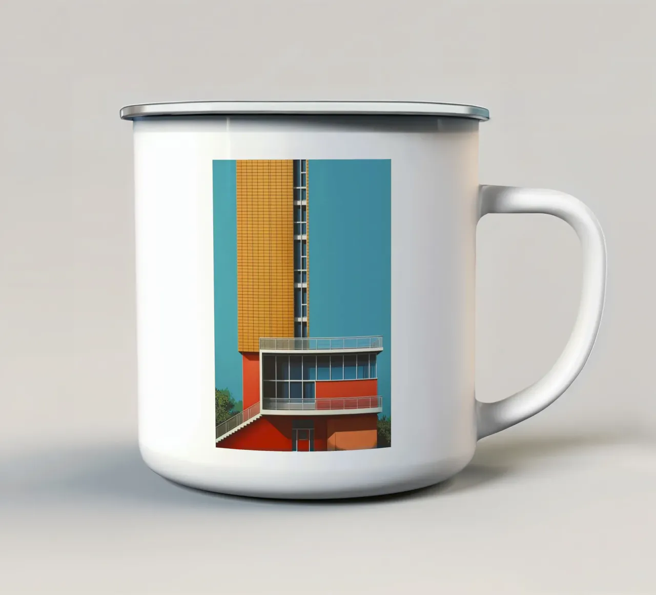 high color architect emaille mok van scoten