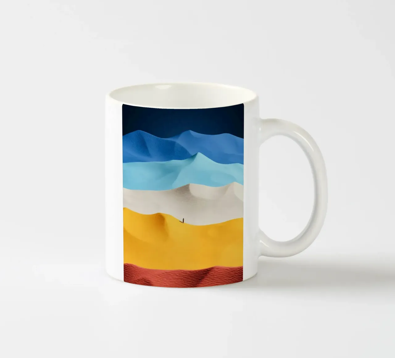 wave color mountain tazza in ceramica da scoten