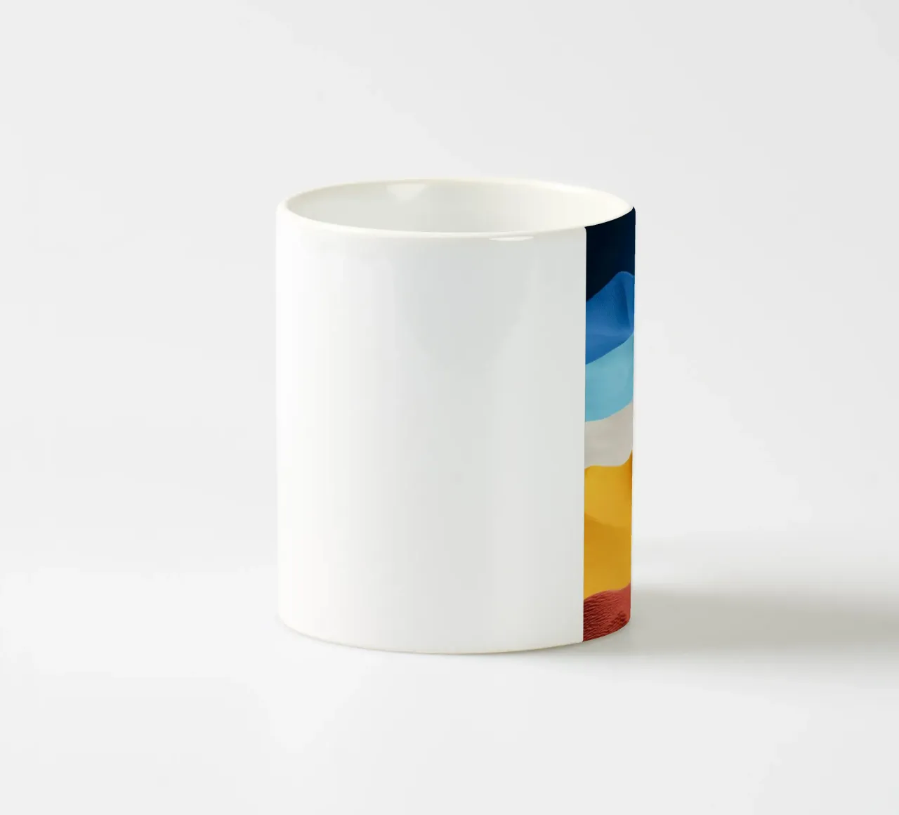 wave color mountain tazza in ceramica da scoten