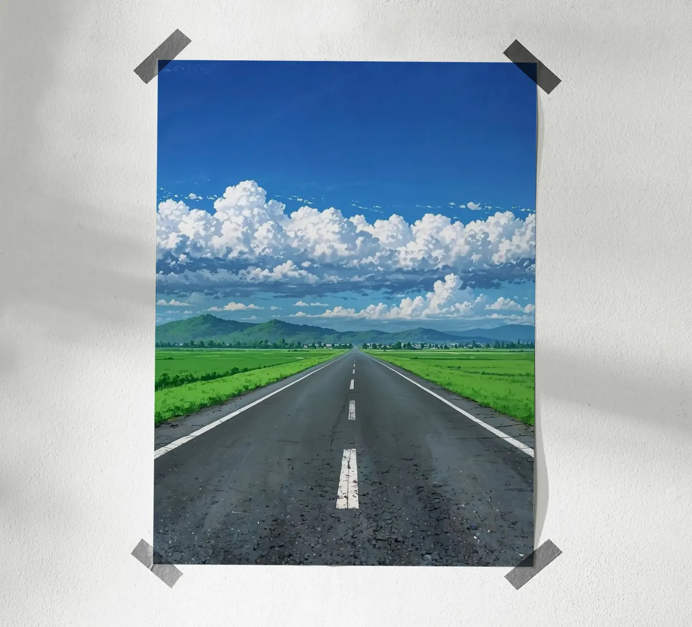 endless road poster by scoten