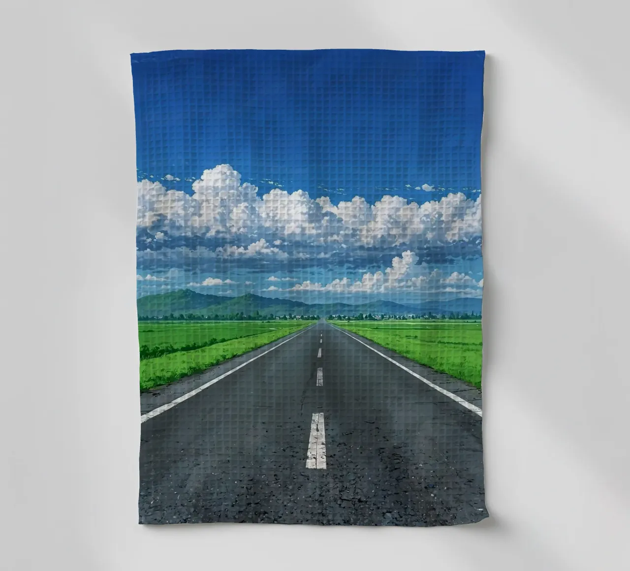 endless road canovaccio da cucina da scoten