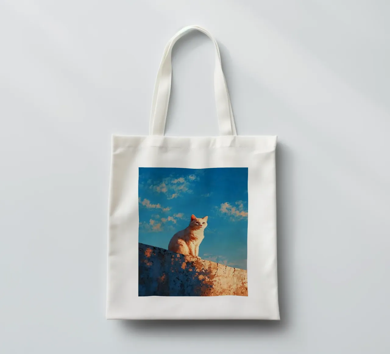 cat viewing the sunset borsa in juta da scoten