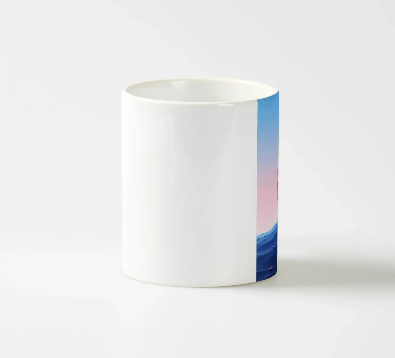 blossom and leaf tazza in ceramica da scoten