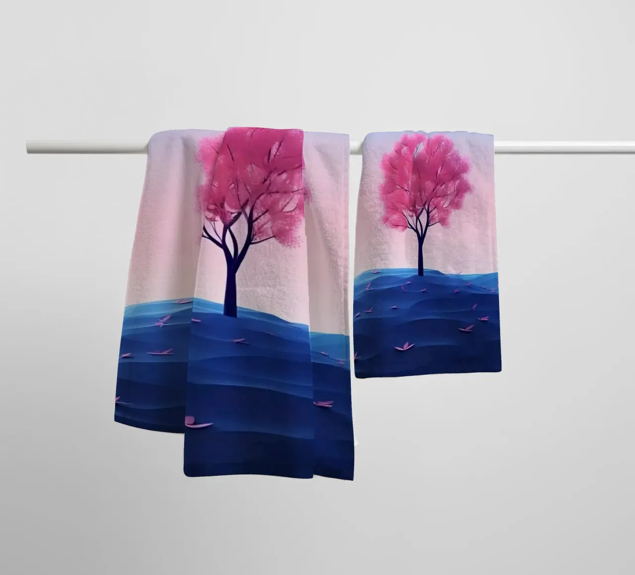 blossom and leaf asciugamano da bagno da scoten