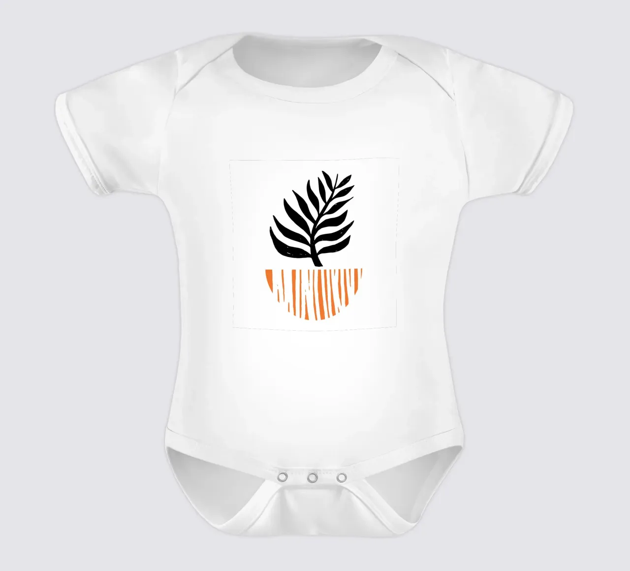 Piccola pianta body neonato maniche corte da Kim Hubball Studio