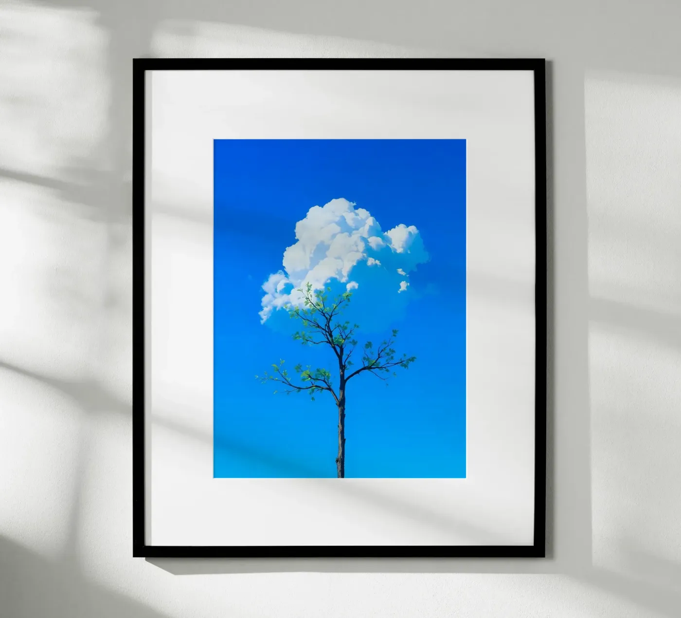 tree and cloud Poster von scoten