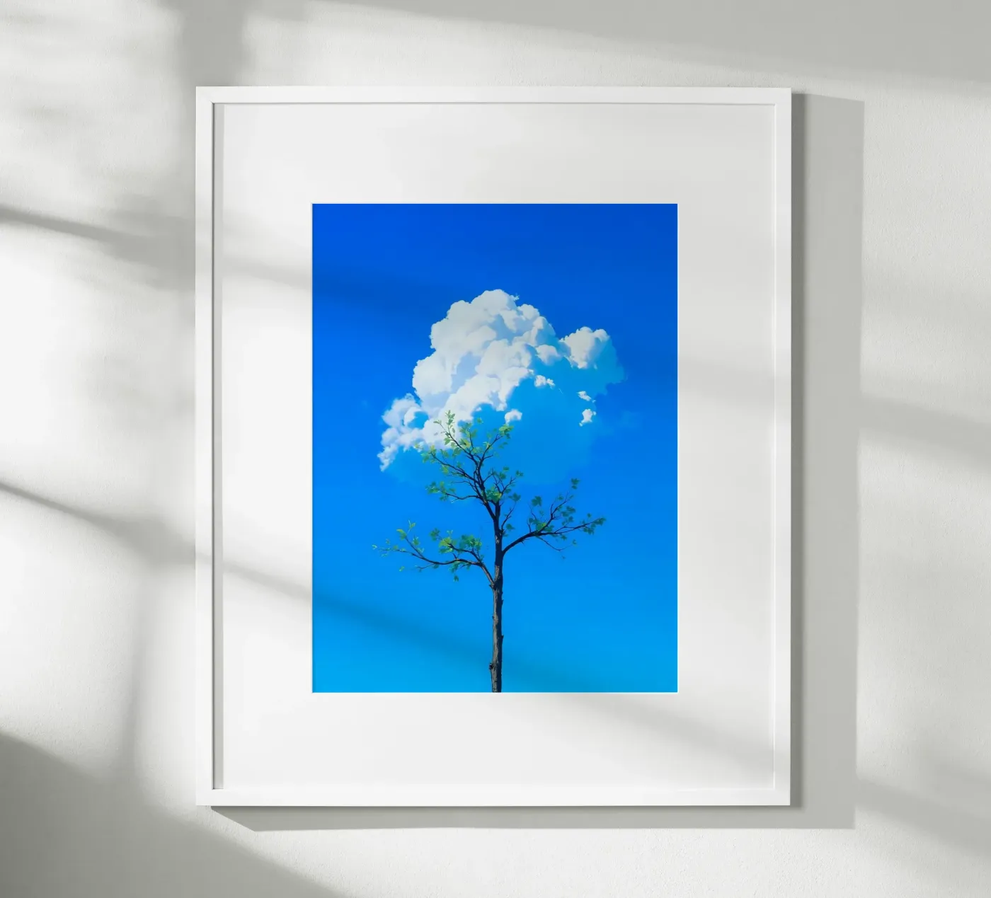tree and cloud Poster von scoten