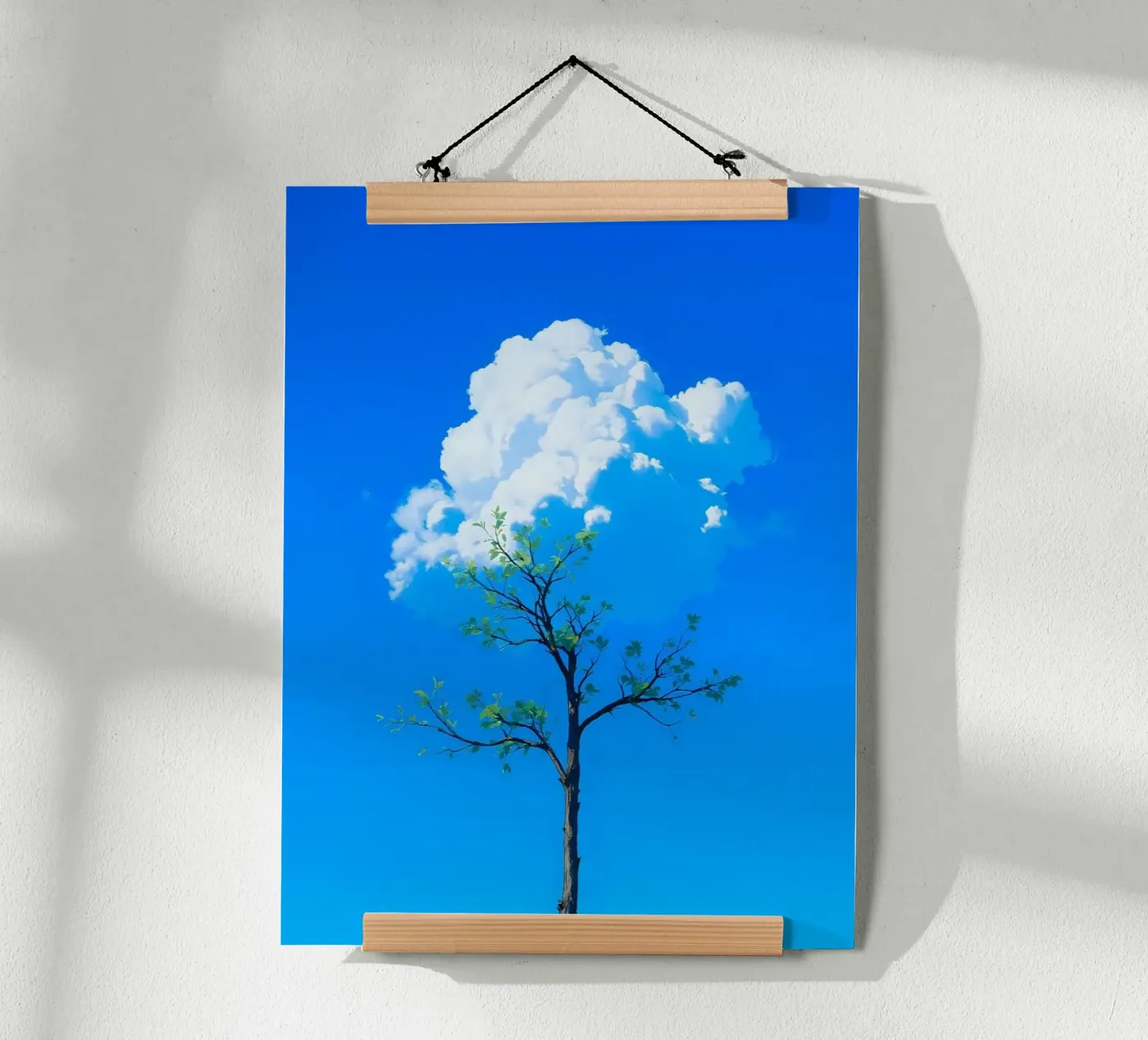 tree and cloud Poster von scoten