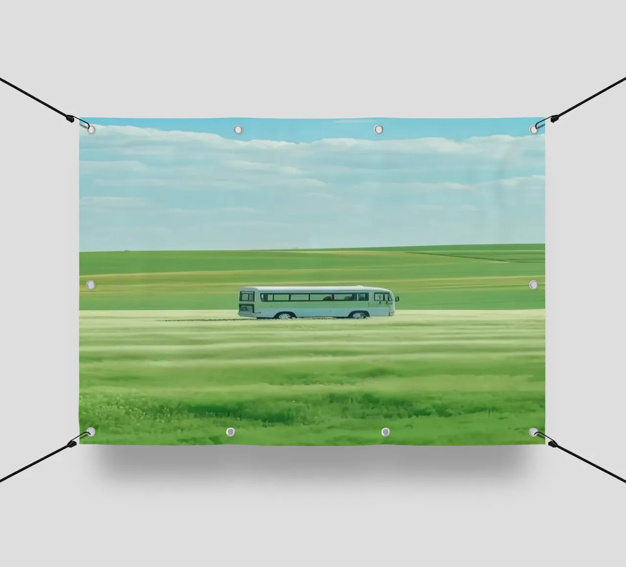 bus on field telo in pvc da scoten