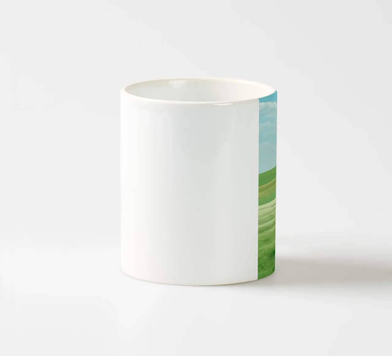 bus on field tazza in ceramica da scoten