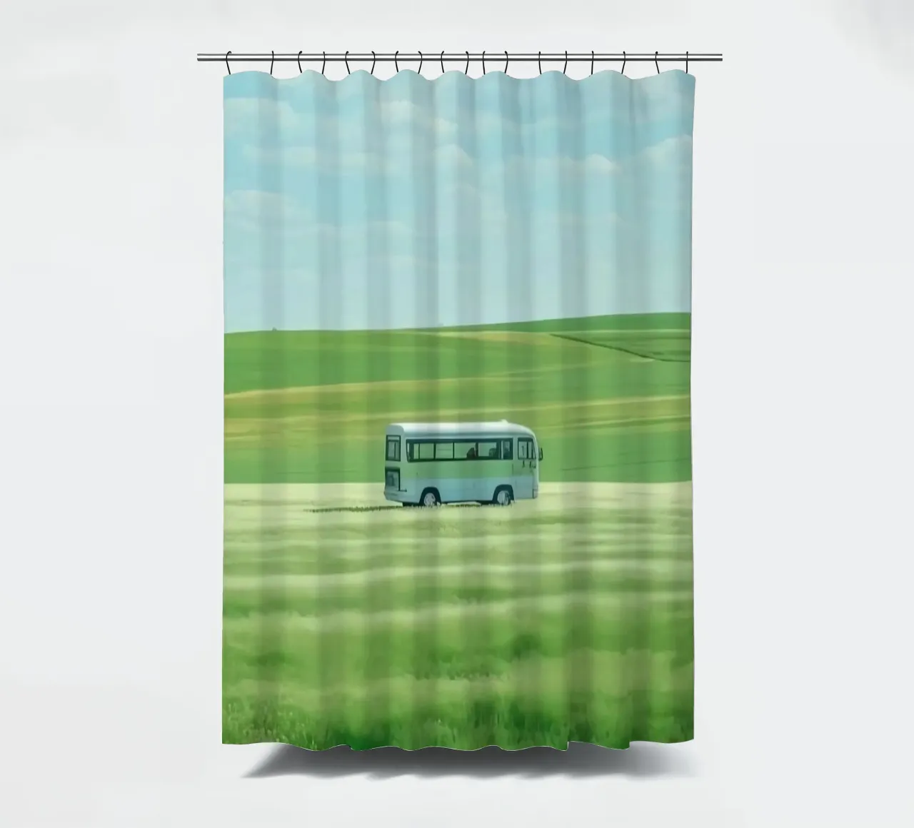 bus on field tenda da doccia da scoten