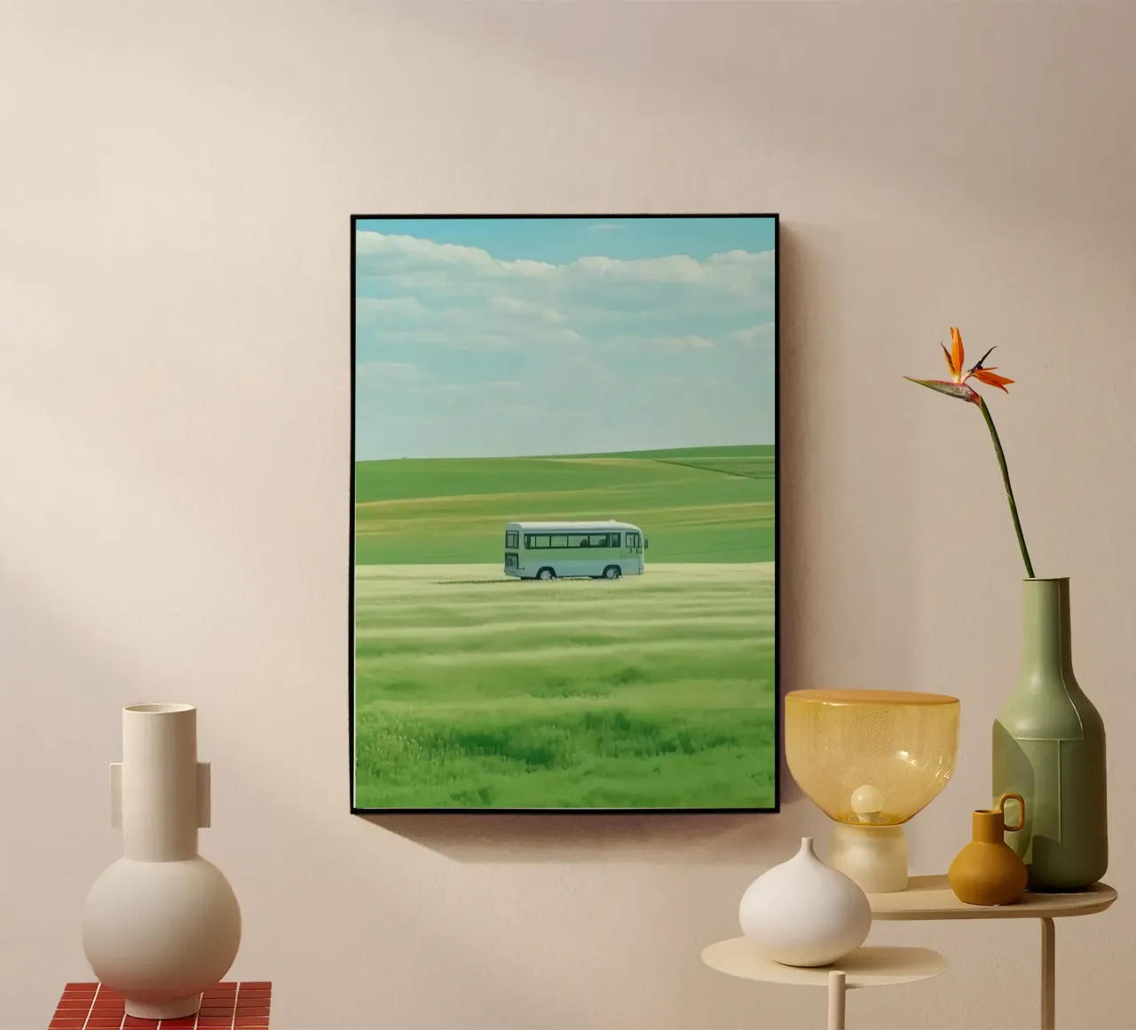 bus on field plexiglass da scoten