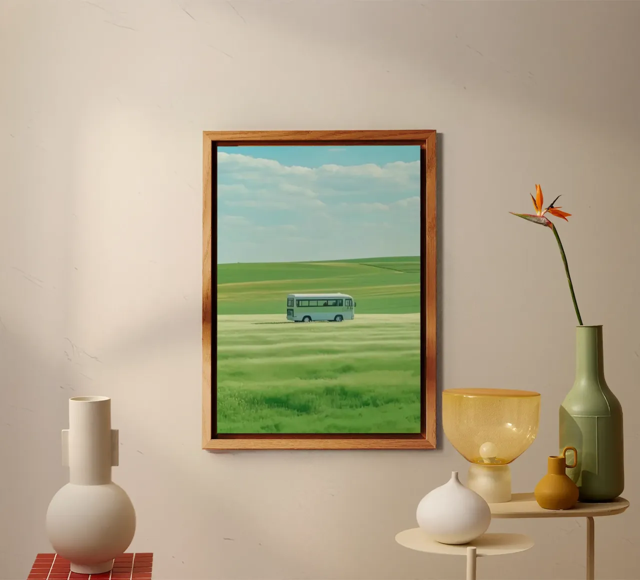 bus on field alluminio dibond da scoten