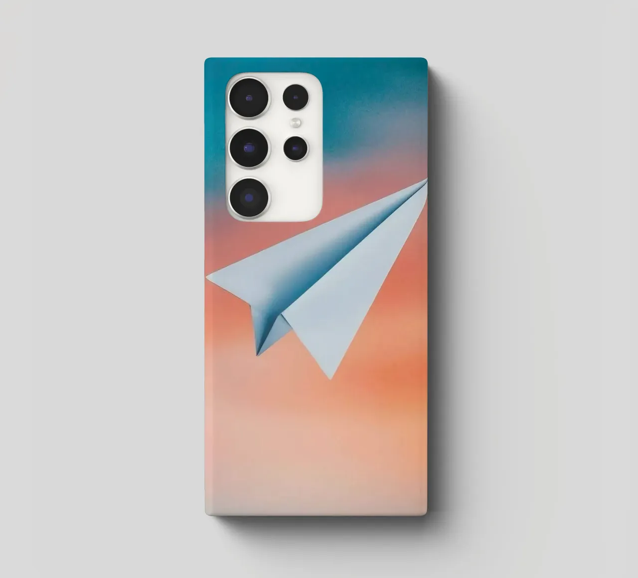 paper plane in gradient samsung phone case by scoten