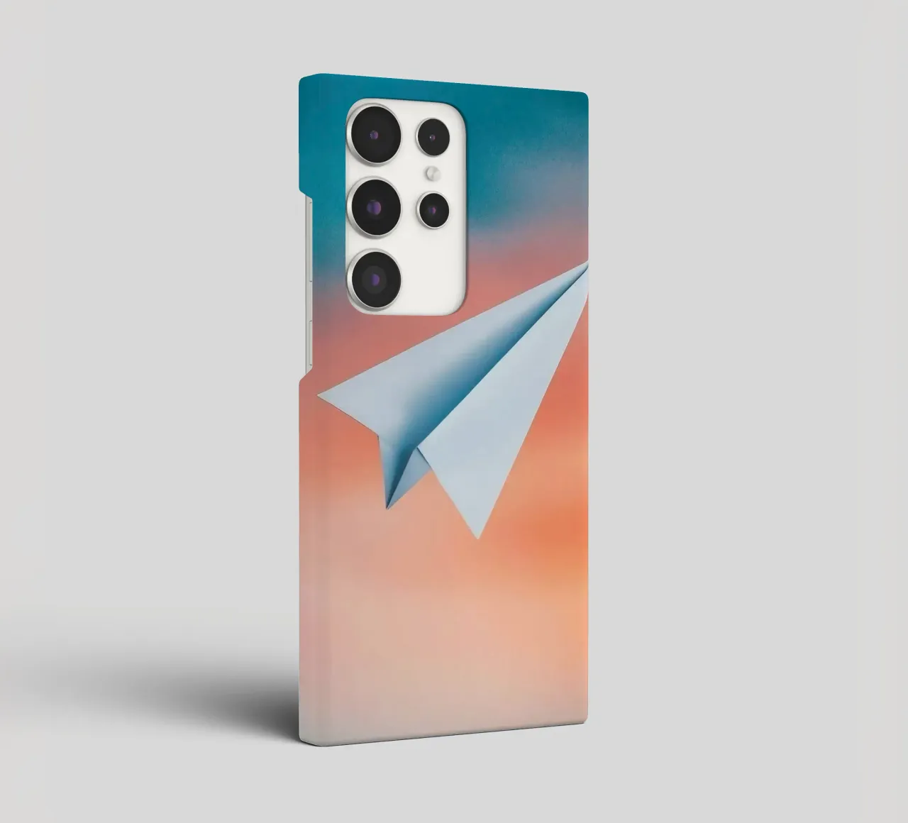 paper plane in gradient samsung phone case by scoten