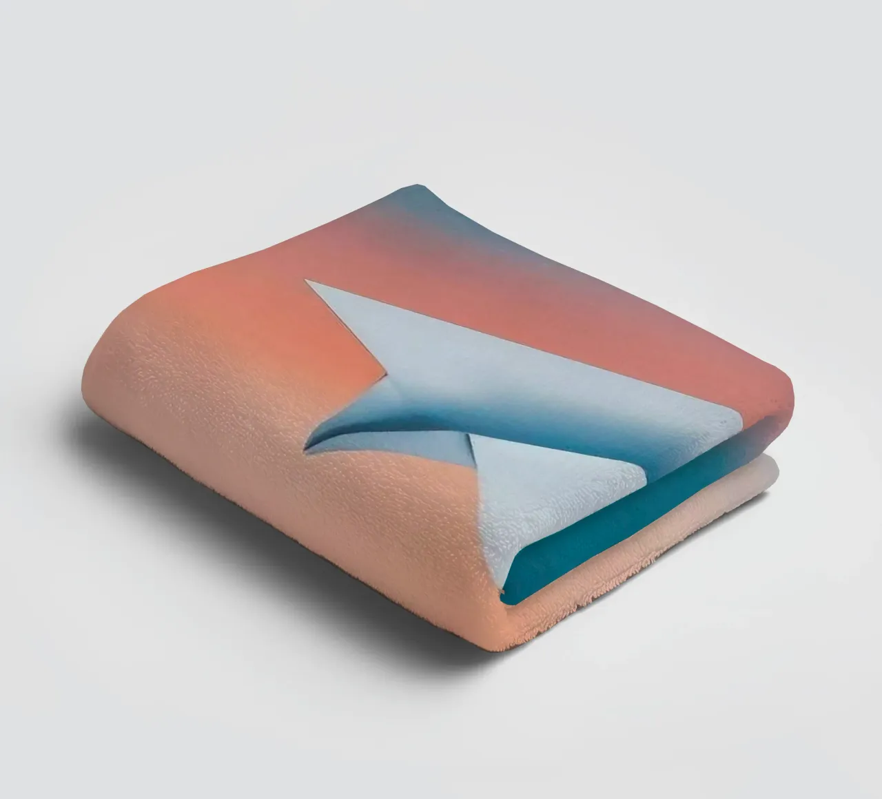 paper plane in gradient asciugamano da bagno da scoten