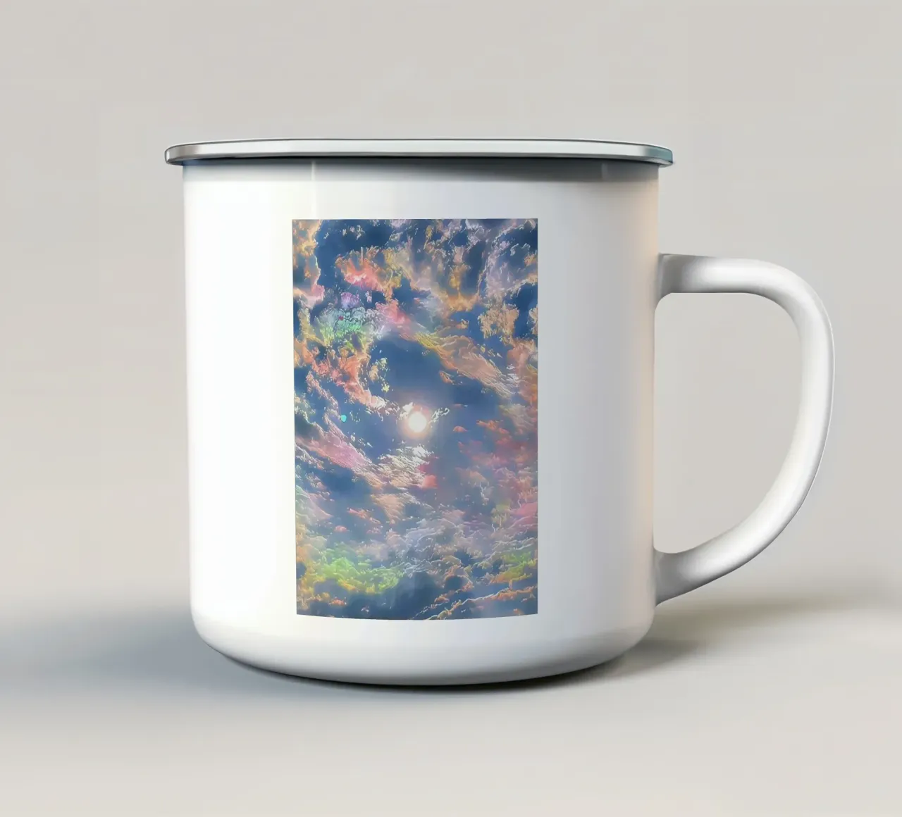 color sunlight in morning tazza in smalto da scoten