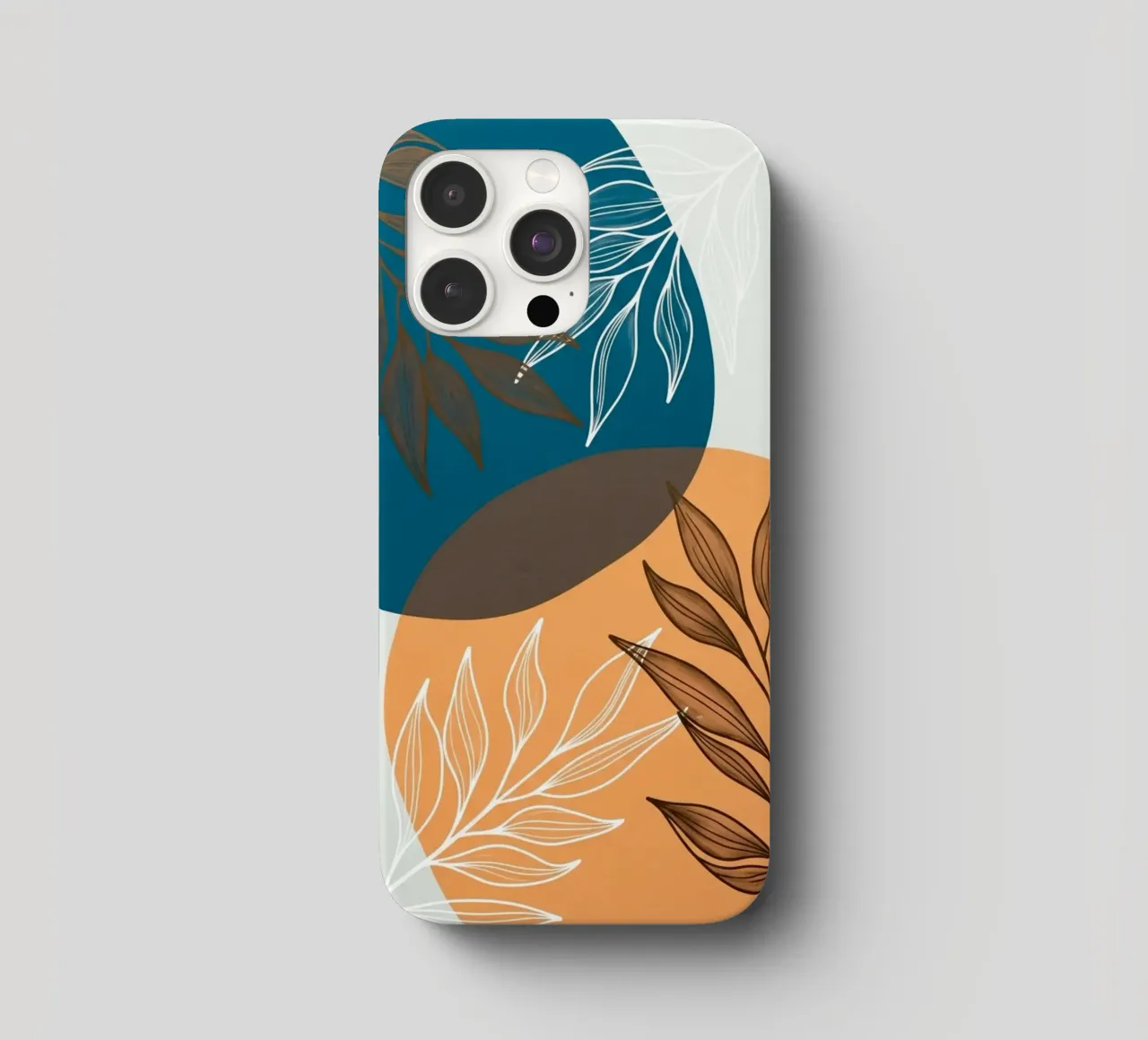 Stampa su tela di foglie botaniche Boho cover iphone da Artistic-shop