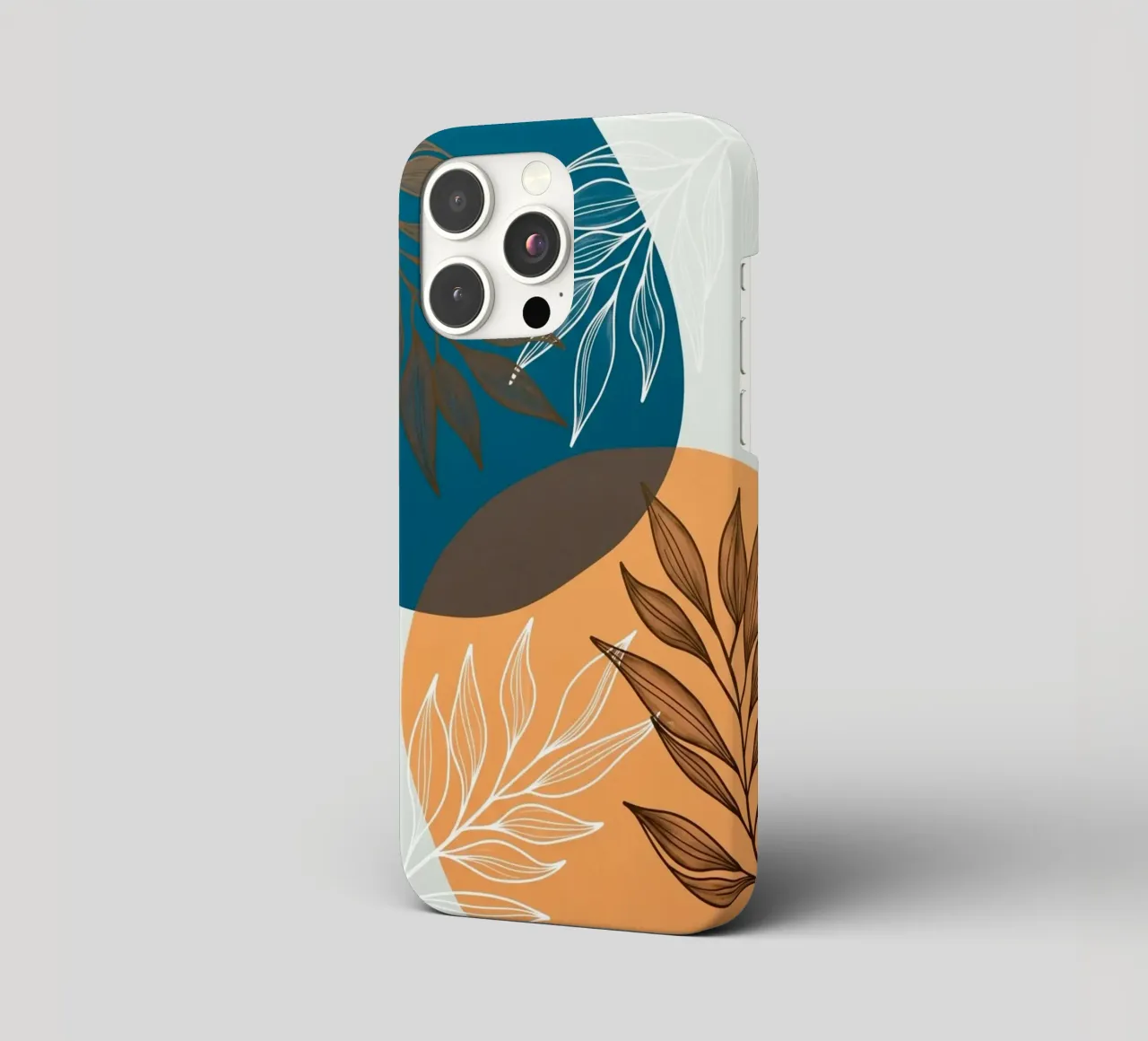 Stampa su tela di foglie botaniche Boho cover iphone da Artistic-shop