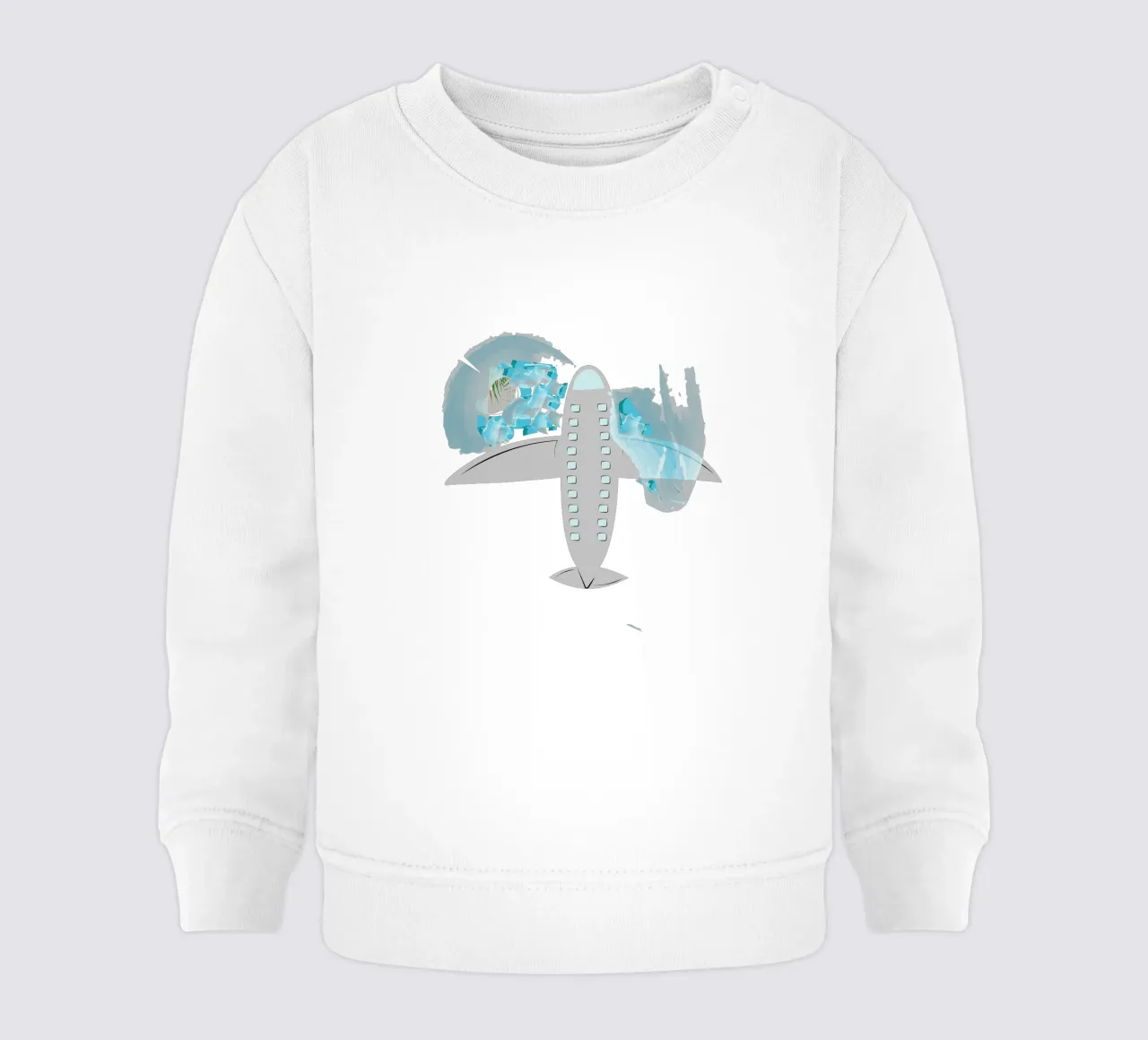 Avion felpa neonato da Design Plaisirs