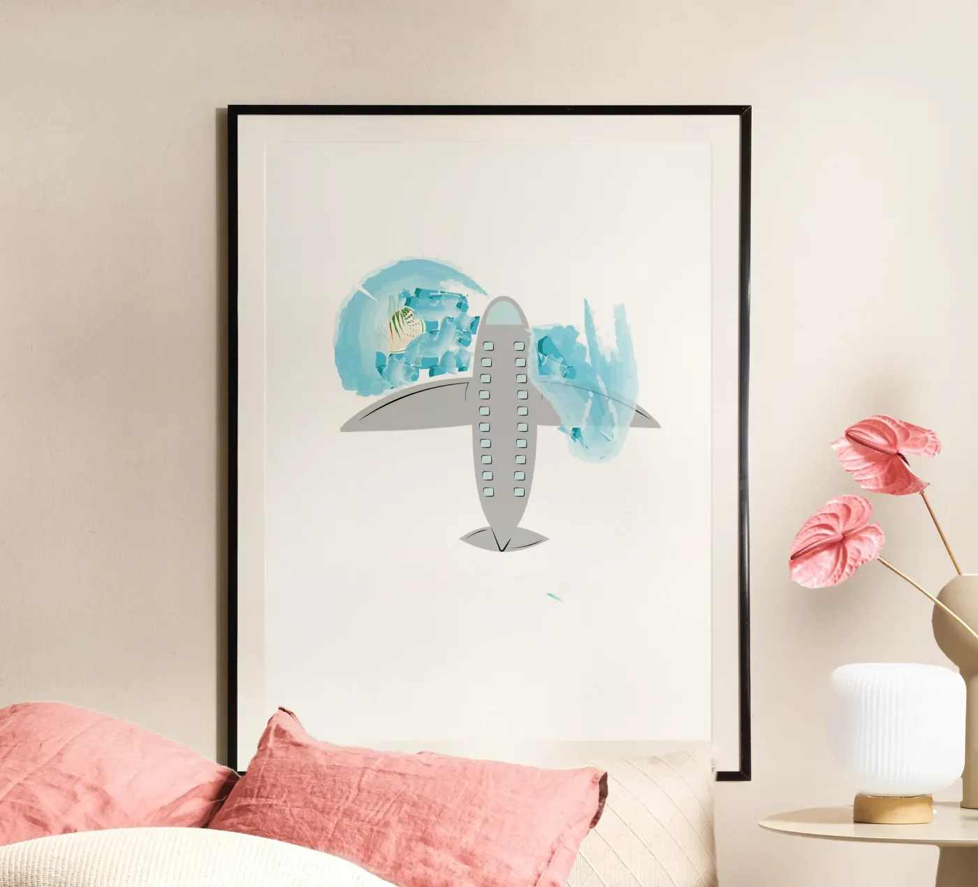 Avion poster de Design Plaisirs