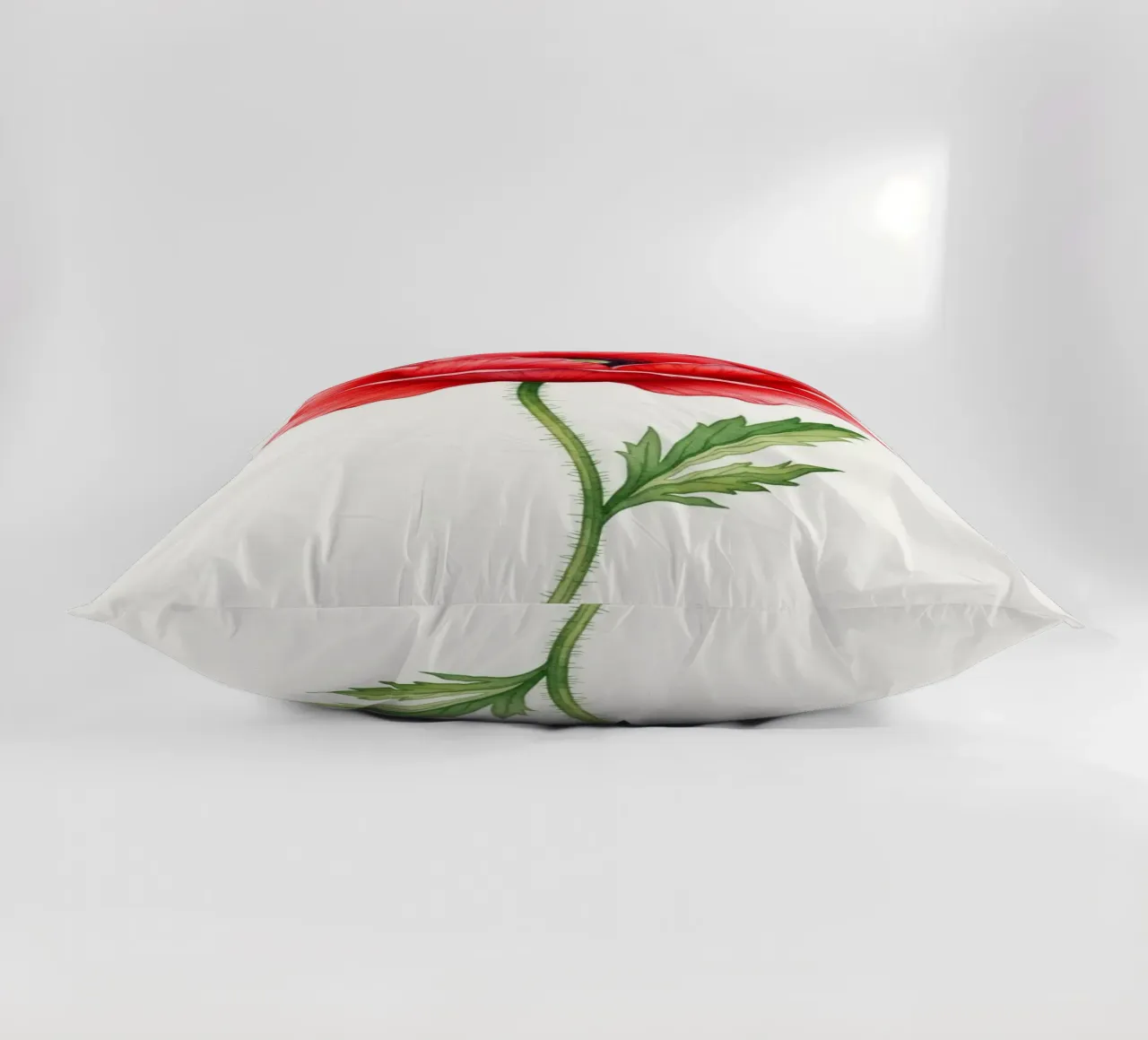 Papavero rosso vibrante: uno studio ad acquerello sul ricordo e sulla bellezza cuscino da Artistic-shop