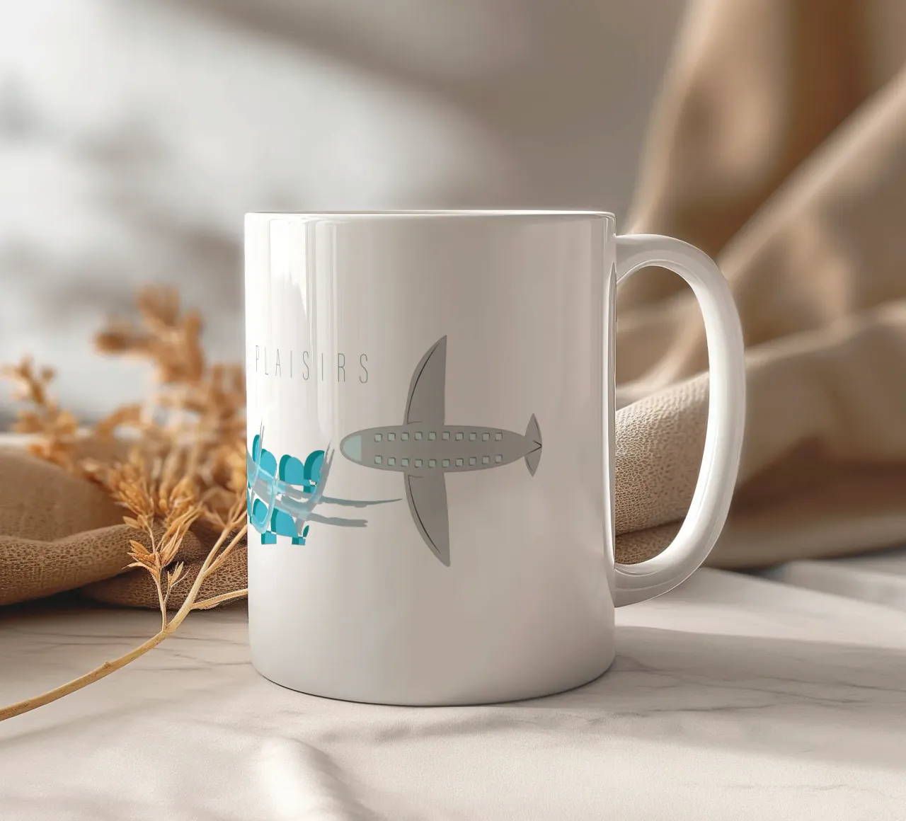 In volo tazza in ceramica da Design Plaisirs