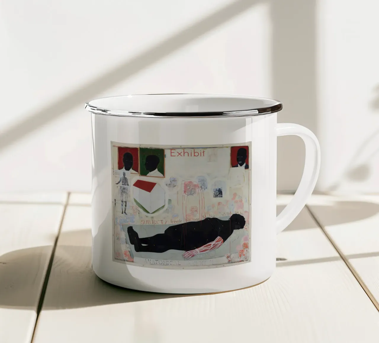 Assioma anatomico (1993) tazza in smalto da carol shop