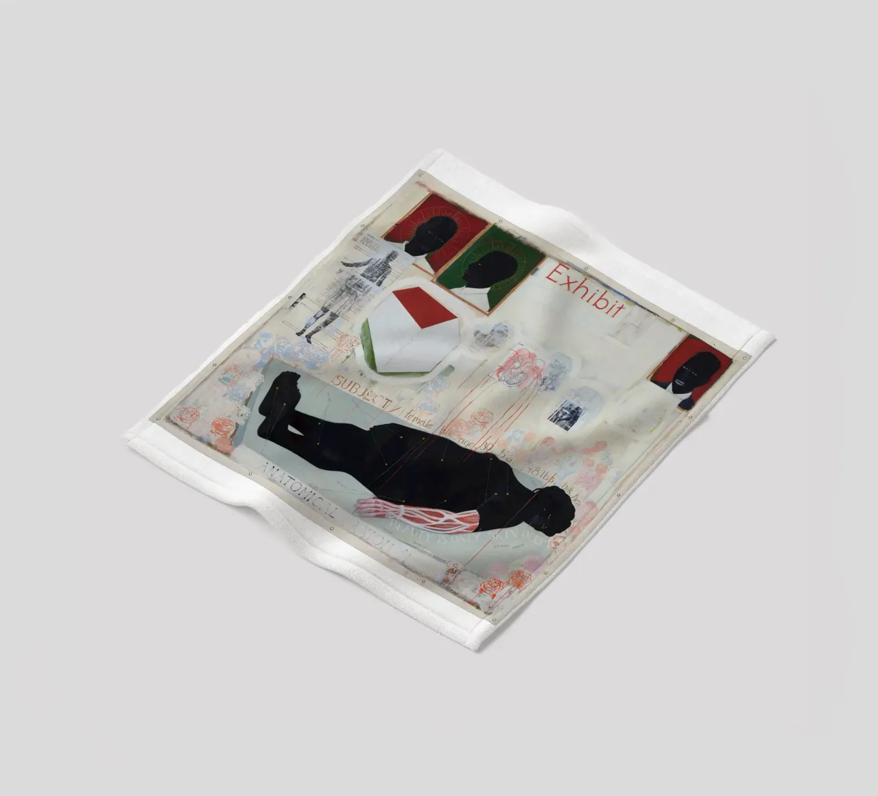 Assioma anatomico (1993) coperta in pile da carol shop