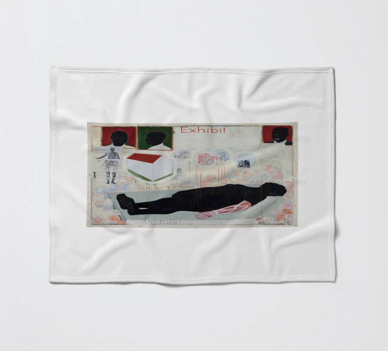 Assioma anatomico (1993) coperta in pile da carol shop