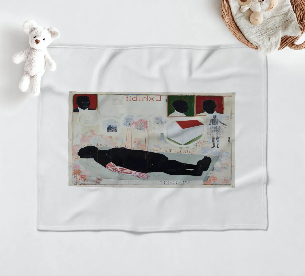 Assioma anatomico (1993) coperta in pile da carol shop