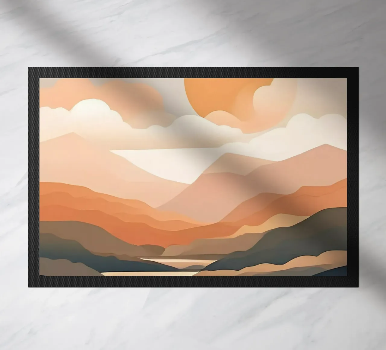 Tramonto sereno zerbino da Artistic-shop