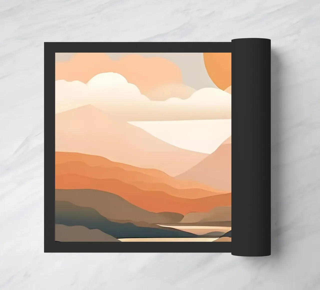 Tramonto sereno zerbino da Artistic-shop