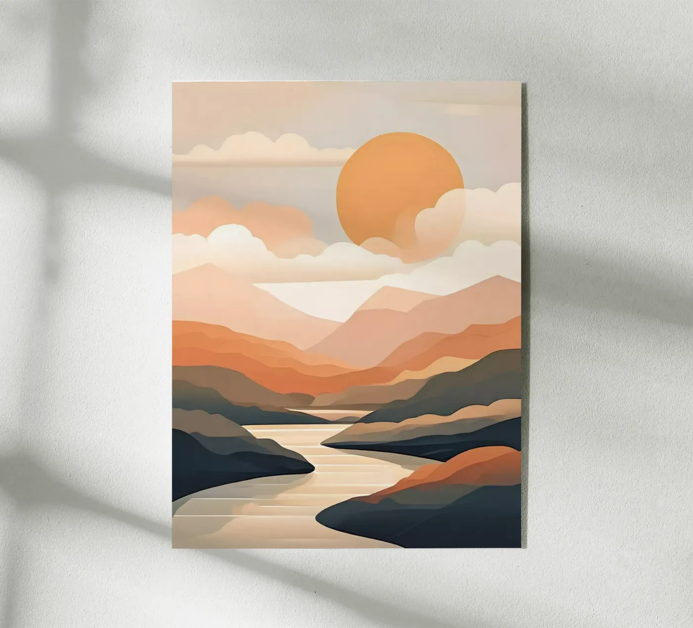 Tramonto sereno plexiglass da Artistic-shop