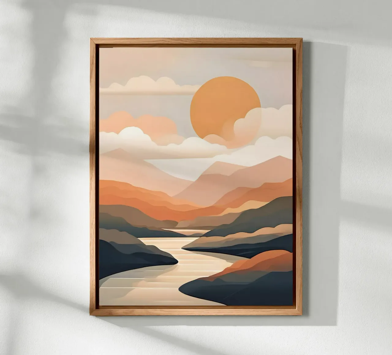 Tramonto sereno alluminio dibond da Artistic-shop
