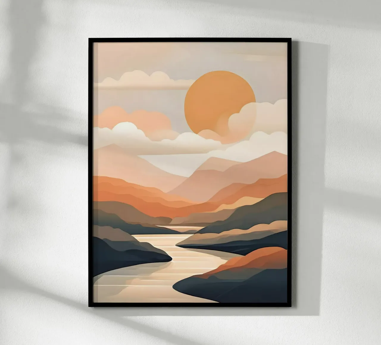 Tramonto sereno carta hahnemühle da Artistic-shop