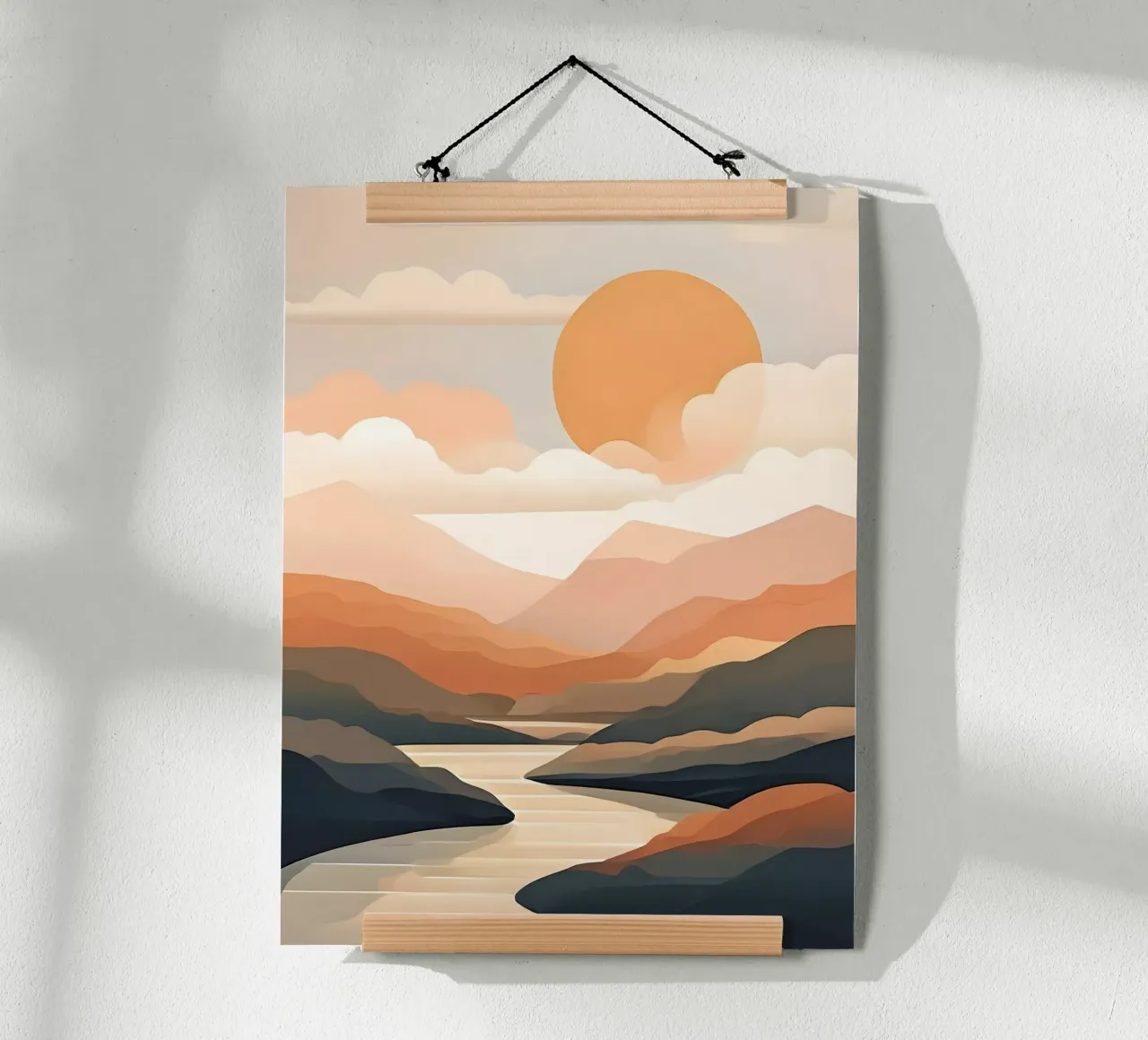 Tramonto sereno carta hahnemühle da Artistic-shop