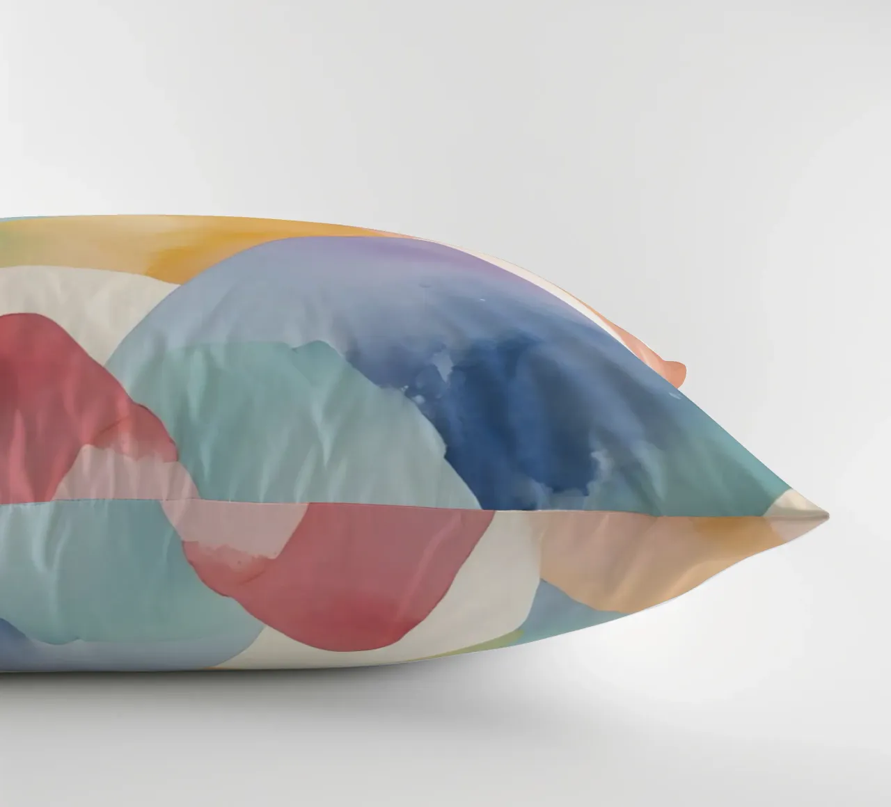 Paesaggio astratto ad acquerello Colline cuscino da DesignDoodle