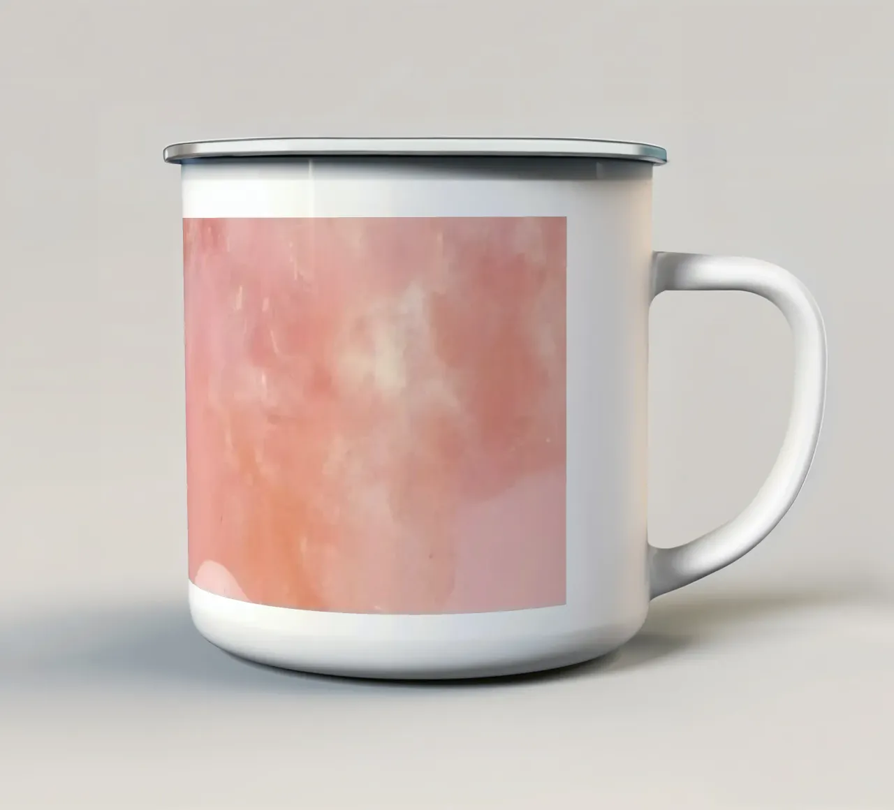 Lavaggio astratto ad acquerello tazza in smalto da DesignDoodle