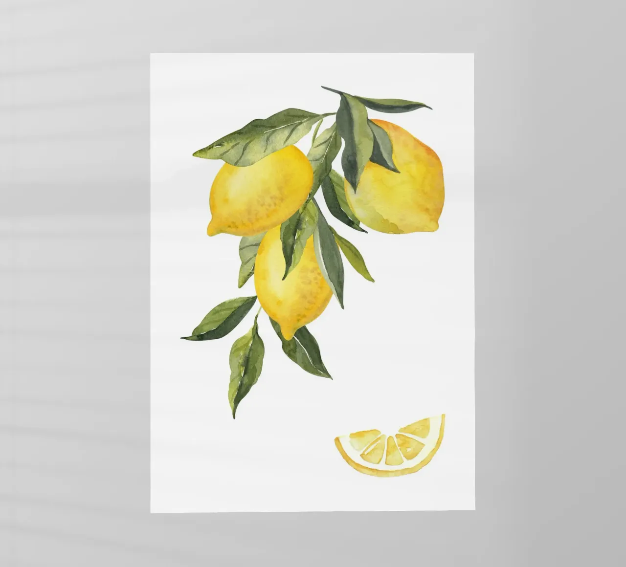 Lemons pellicola backlit da PinkCandyWalls