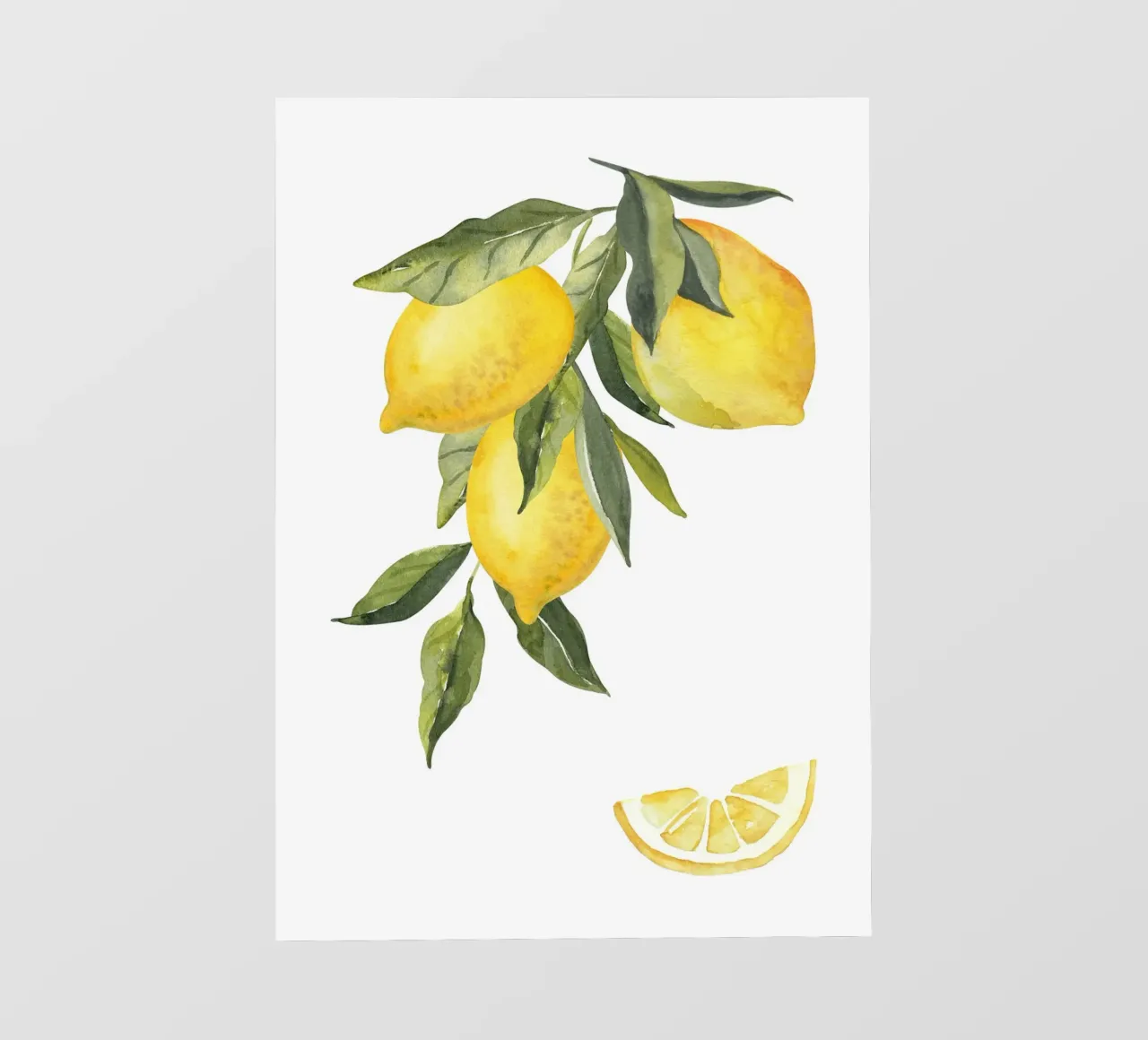 Lemons pellicola backlit da PinkCandyWalls