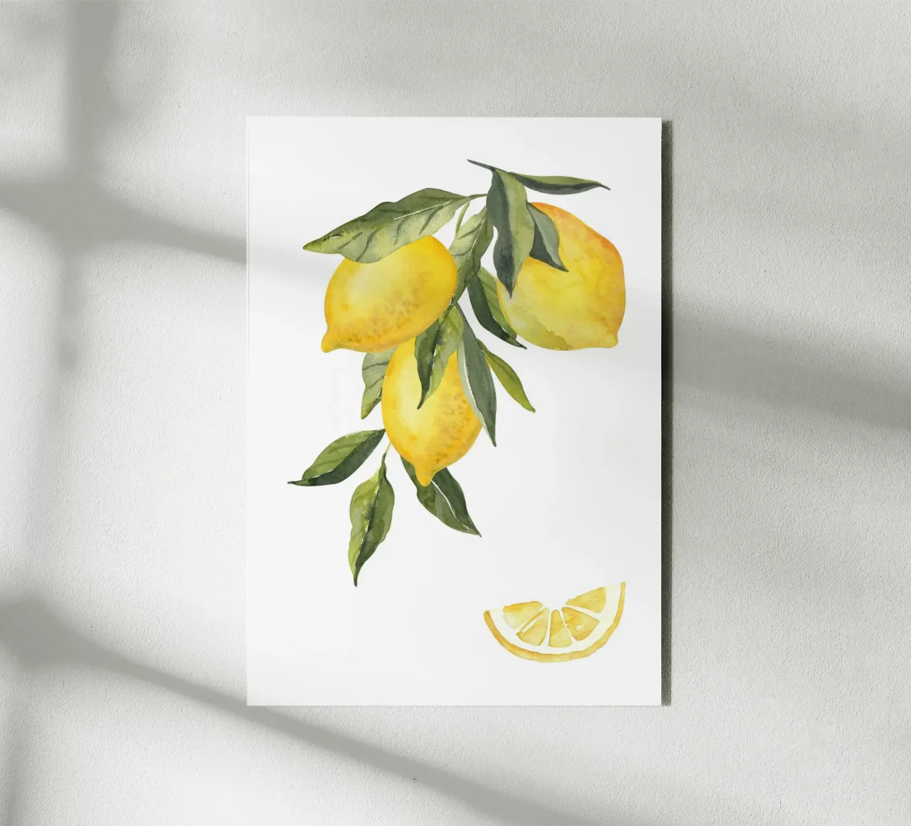Lemons alluminio dibond da PinkCandyWalls
