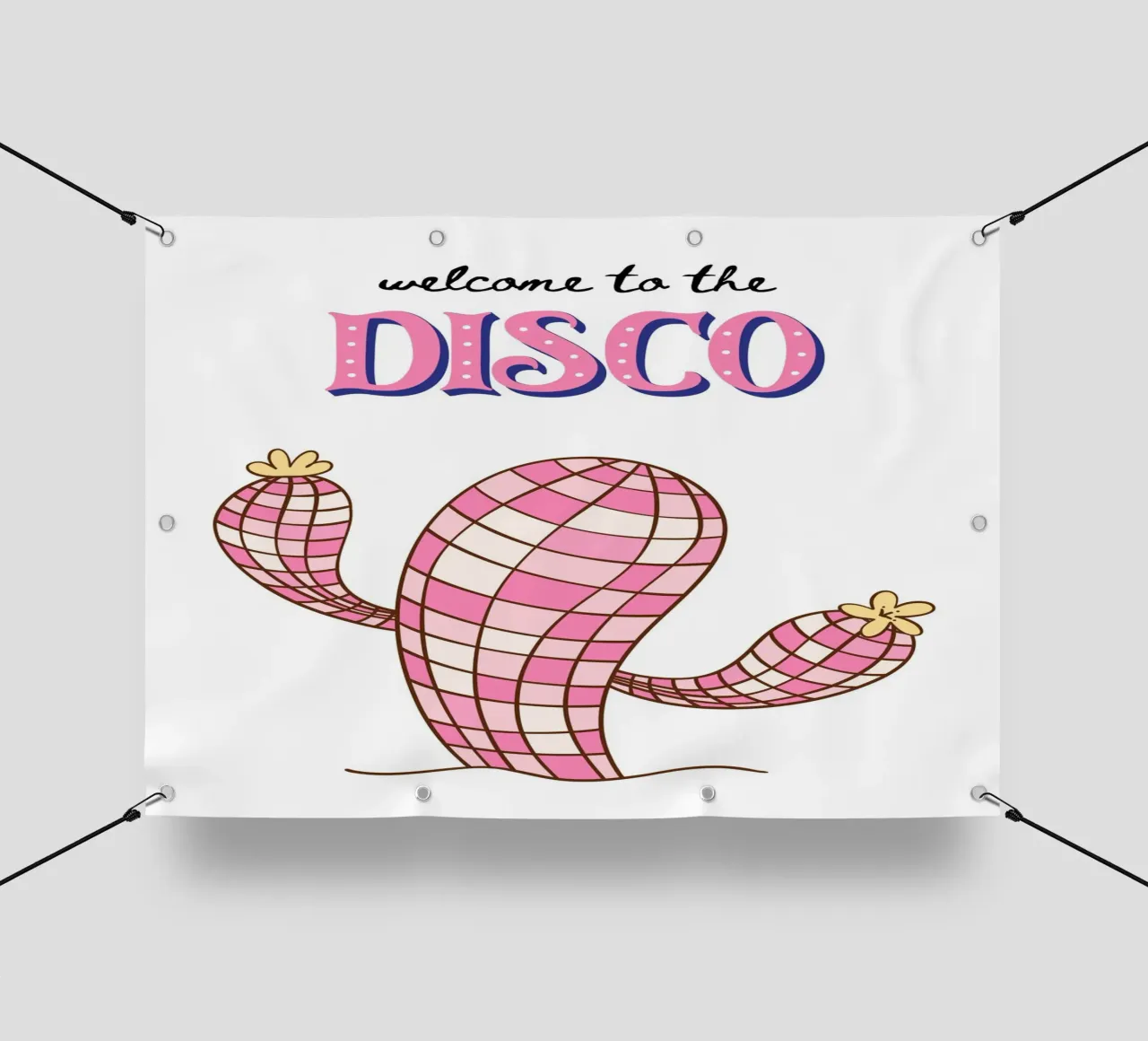 Cactus disco telo in pvc da PinkCandyWalls