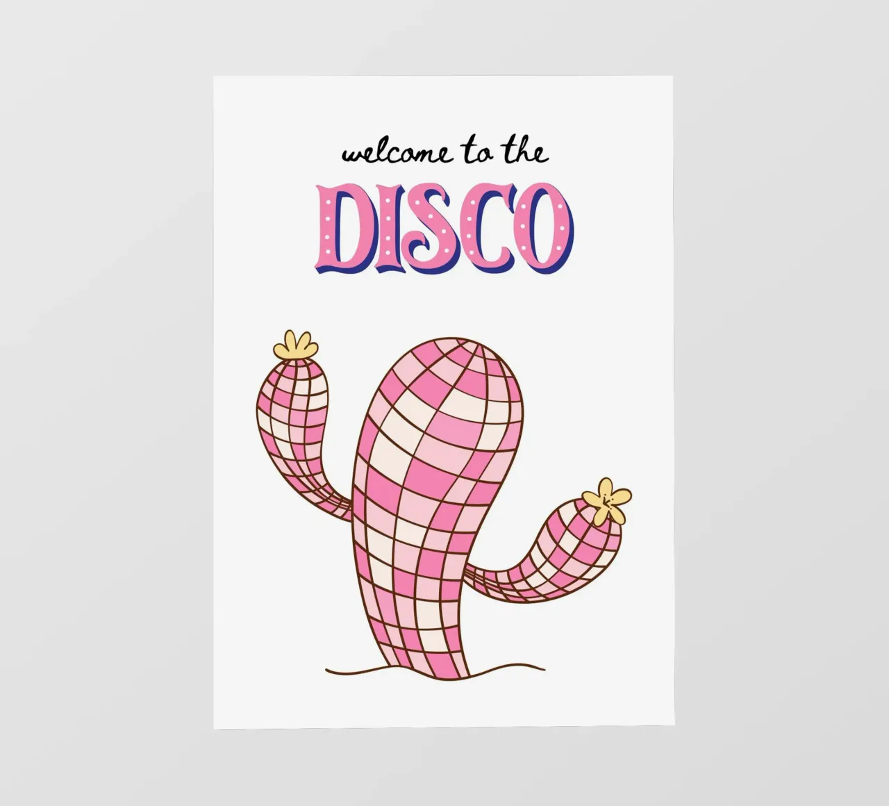 Cactus disco telo in pvc da PinkCandyWalls